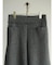 フロントポケットウールワイドパンツ(charcoal gray)