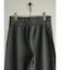 フロントポケットウールワイドパンツ(charcoal gray)