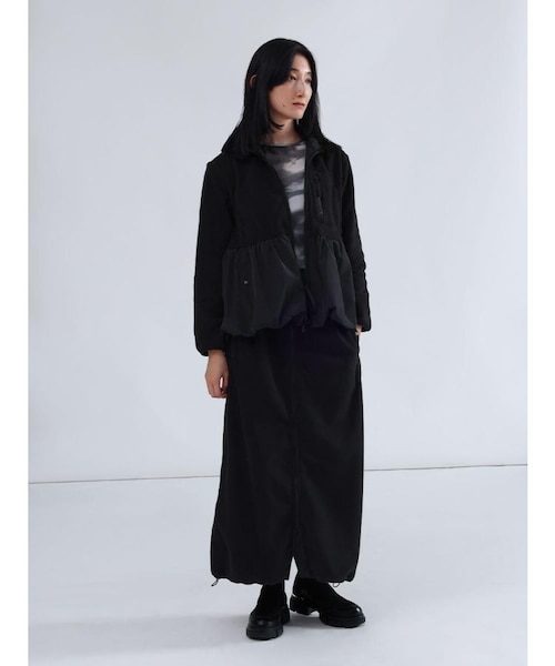 バルーンヘムフリースジップジャケット｜メドックの通販｜&mall
