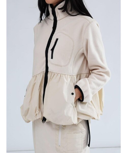 バルーンヘムフリースジップジャケット｜メドックの通販｜&mall