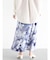 フラワープリントフレアスカート