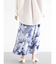 フラワープリントフレアスカート