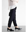 ウエストリボンテーパードパンツ