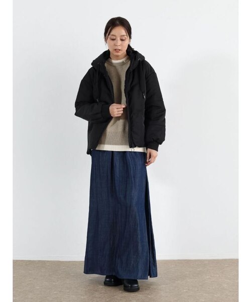 フードミドルダウンブルゾン｜メドックの通販｜&mall（アンドモール