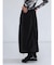 フロントジップフリーススカート