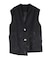 JACQUARD ASYMMETRY VEST