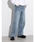 ウエストリブストレッチデニムパンツ