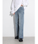 ウエストリブストレッチデニムパンツ