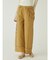 カットワークコットンツイルワイドパンツ