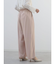 タックワイドイージーパンツ