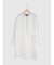 フリルポケットノーカラーコート