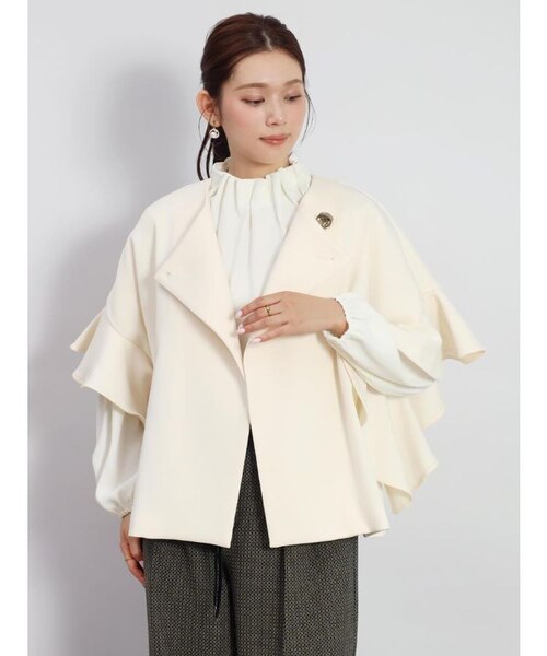 ラッフルフリルミドルジャケット｜メドックの通販｜&mall（アンド