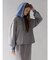 BI-COLOR BONDING HOODIE(GRAY,BLACK)