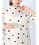 ドット柄ボリュームスリーブブラウス