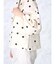 ドット柄ボリュームスリーブブラウス
