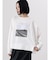 フォトプリントロングスリーブTシャツ