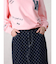 ドットデニムスカート