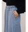 サイドタックセミフレアスカート