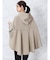 ダンボールニットフレアポンチョアウター