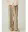 ツイードタックワイドパンツ