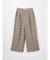 ツイードタックワイドパンツ