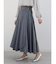 ラップフレアスカート