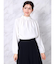 ギャザーネックブラウス