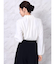 ギャザーネックブラウス