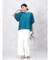 クレープストレッチワイドパンツ