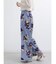 フラワーペイントパンツ