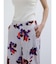 フラワーペイントパンツ