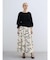 アートプリントスカート