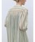 シアーストライプロングシャツワンピース