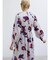 フラワーペイントフレアワンピース