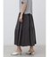 フィブリルレーヨンキュプラギャザースカート
