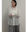 メッシュラメクルーネックシャツ