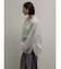 メッシュラメクルーネックシャツ