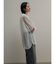 メッシュラメクルーネックシャツ