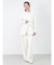 ノーカラーダブルジャケット