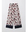 フラワーワイドパンツ