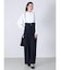 サスペンダーワイドパンツ