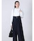 サスペンダーワイドパンツ
