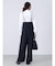 サスペンダーワイドパンツ