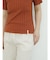 Wide rib short sleeve knit pullover