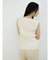 Wide rib sleeveless knit pullover