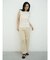 Wide rib sleeveless knit pullover