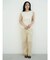 Wide rib sleeveless knit pullover