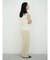 Wide rib sleeveless knit pullover