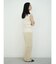 Wide rib sleeveless knit pullover
