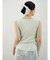 Wide rib sleeveless knit pullover